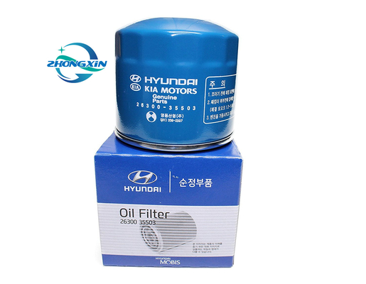 Hyundai CEED Car Fitment Metal Oil Filter 26300-35503 2630035503 2630035500 Efficiency