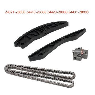 24410 2B000 Timing Chain Kit 24321-2B000 24431-2B000 24420-2B000 1.6L for Hyundai i30