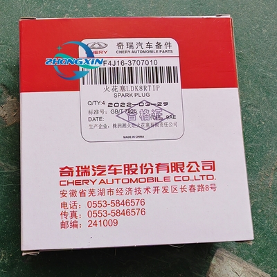 Chery Auto Parts F4J16-3707010 Spark Plug for First Generation Arrizo 5 PLUS Xiaoai